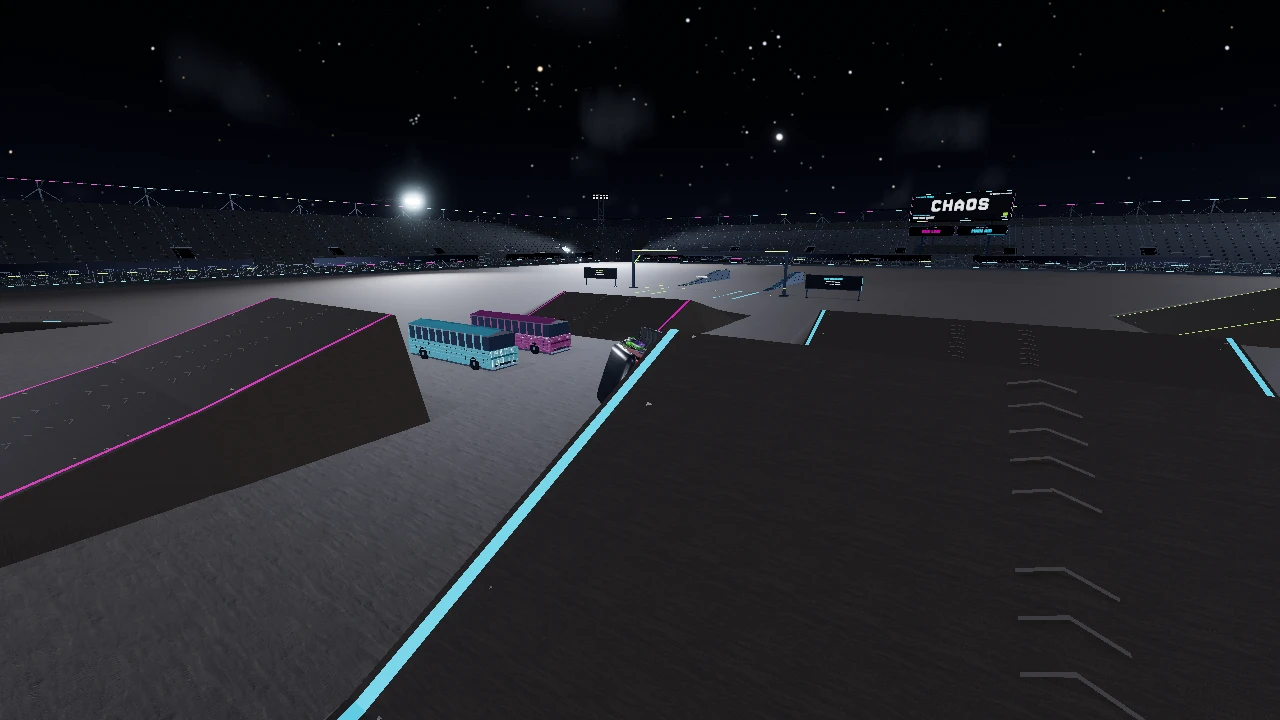 Monster Truck Chaos: a moment in the game (2 of 2)