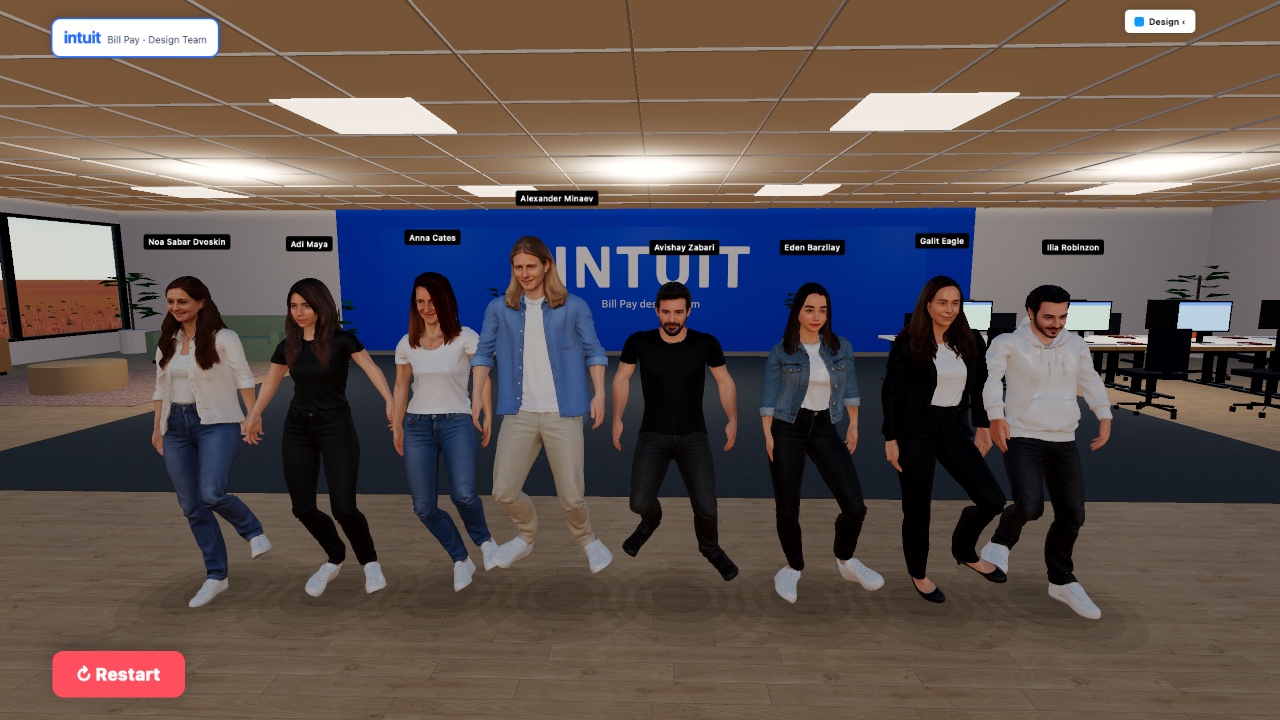 Bill Pay Design Team: a moment in the game (1 of 1)