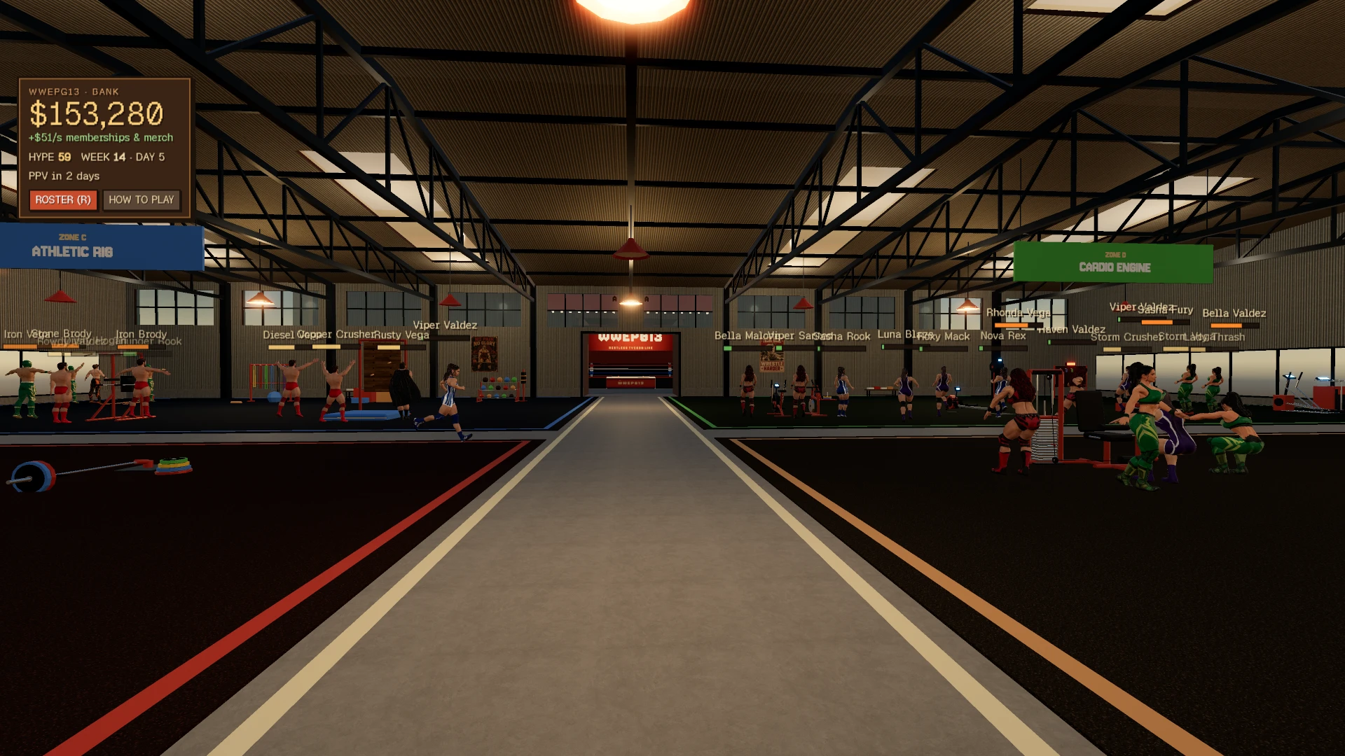 WWEPG13: Restless Tycoon: a moment in the game (3 of 4)