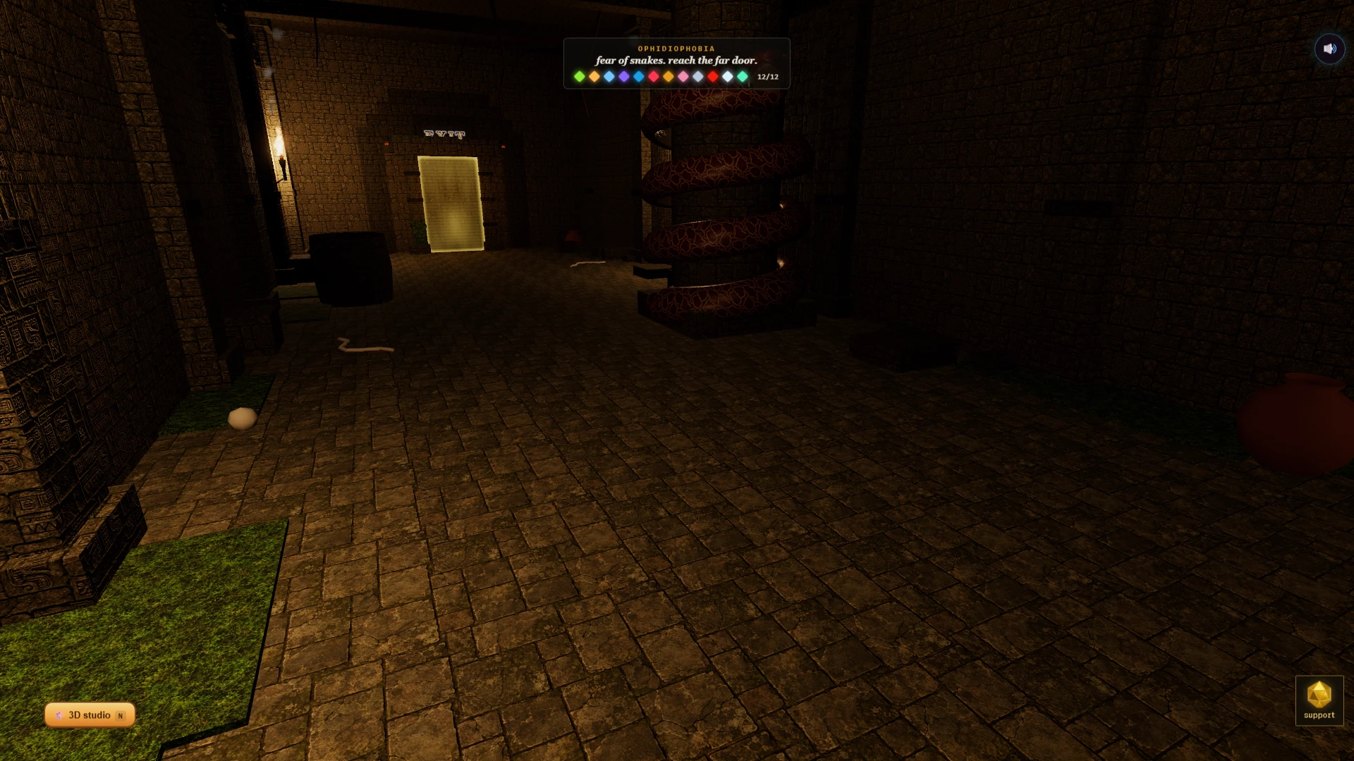 Spawn City Inn. The game's screen over its world. Taken for the update Scares In Their Place.