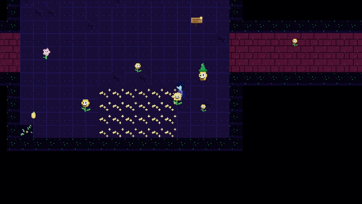 DELTARUNE: FLOWERFALL: a moment in the game (1 of 2)