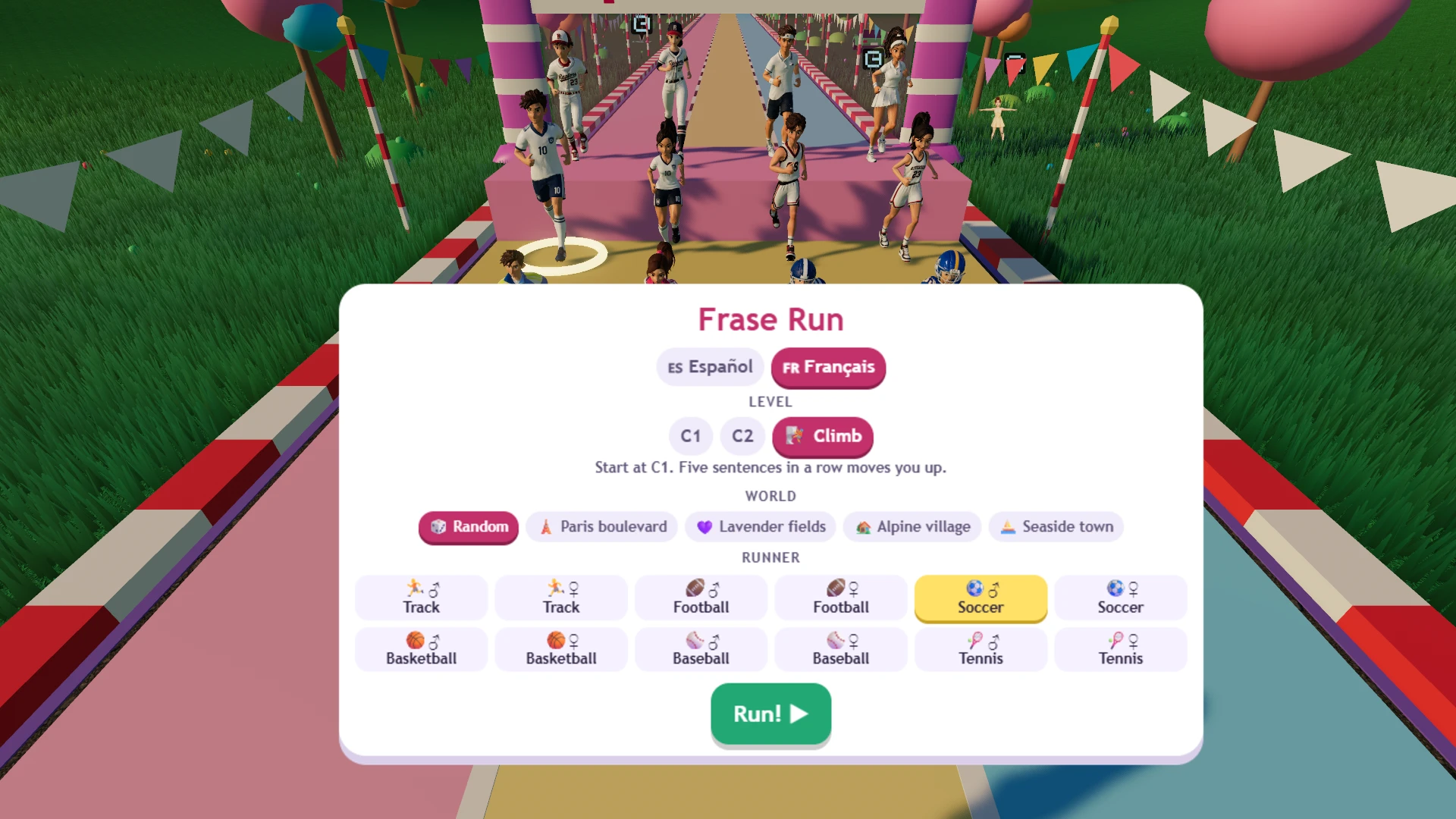 Frase Run: a moment in the game (7 of 8)
