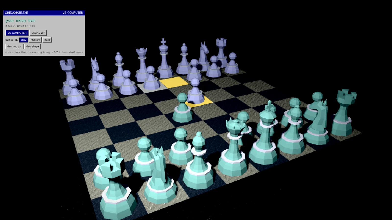 CHECKMATE.EXE: a moment in the game (1 of 1)