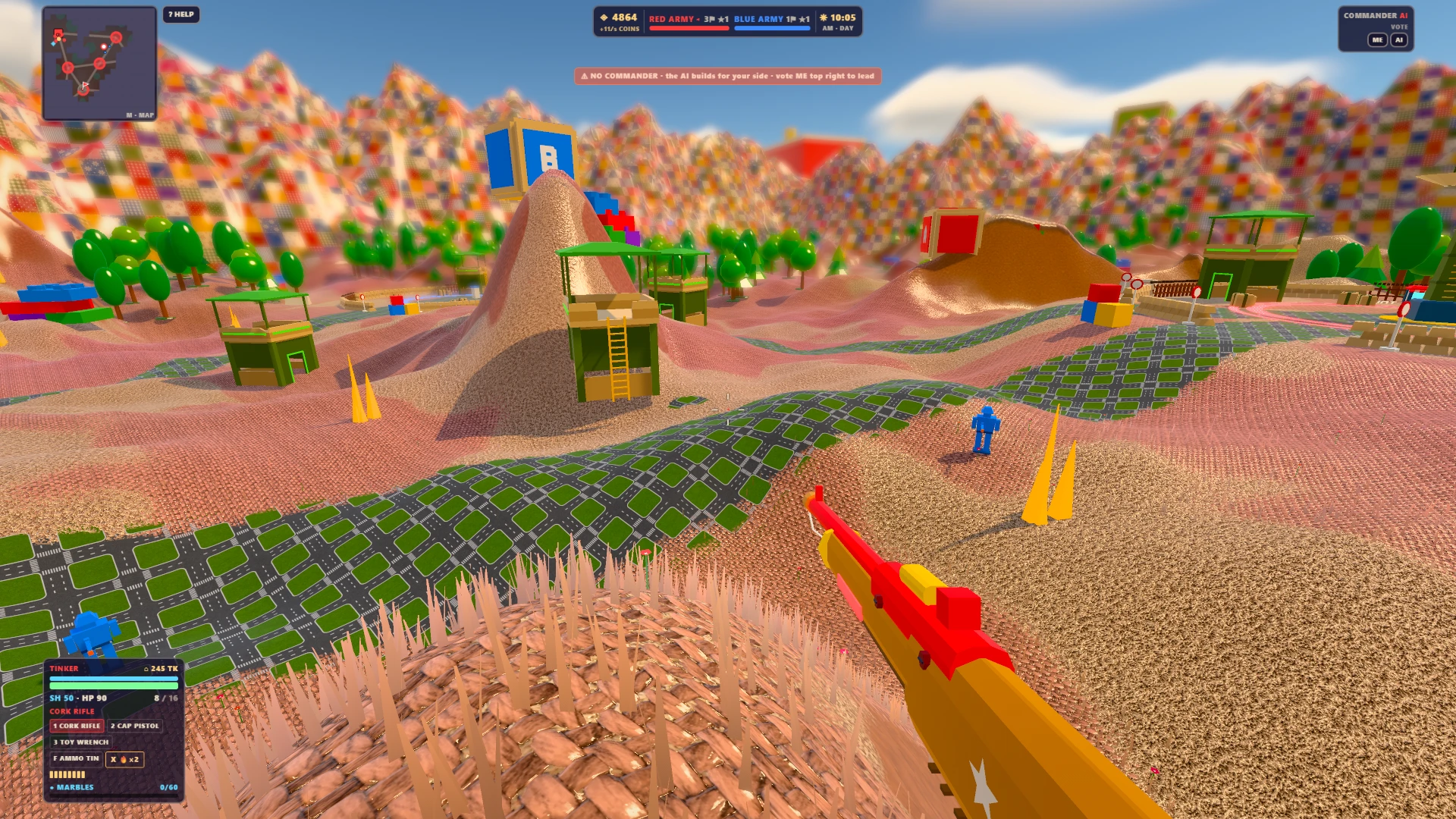Toy Box Turf Wars: a moment in the game (2 of 2)