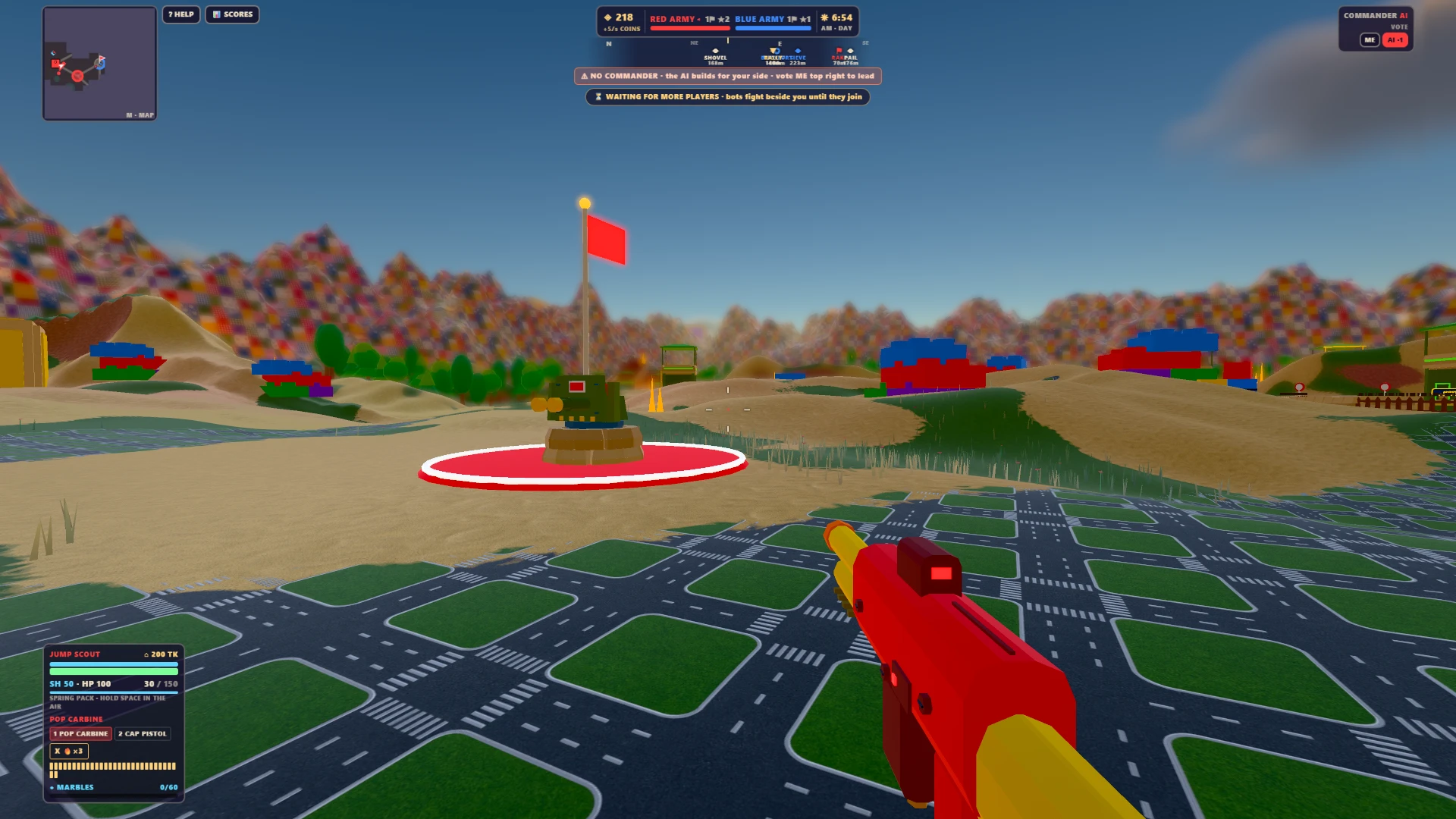 Toy Box Turf Wars: a moment in the game (1 of 2)
