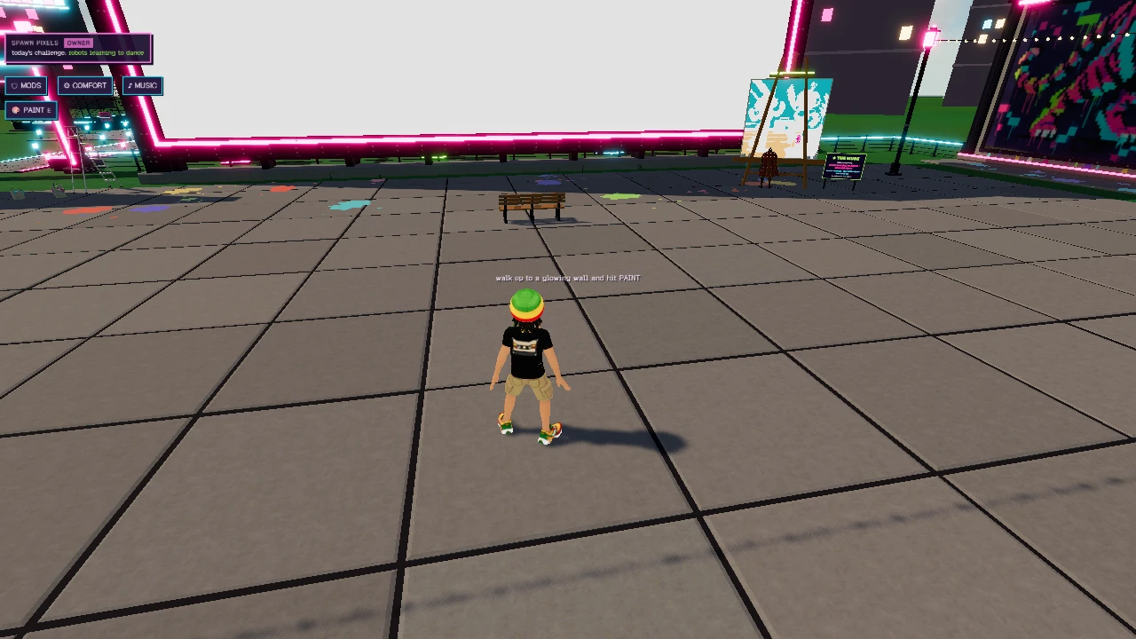 Spawn Pixels: a moment in the game (1 of 2)