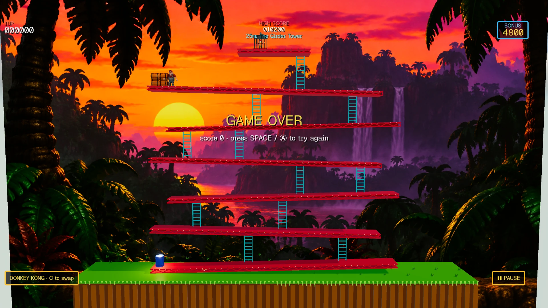 Kong Rescue: a moment in the game (1 of 1)