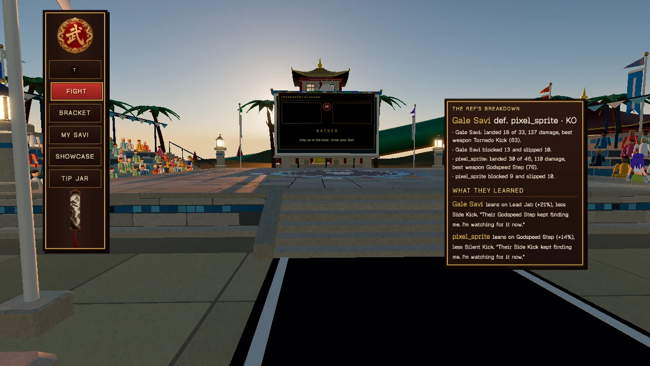 Tournament of Spawn: a moment in the game (3 of 4)