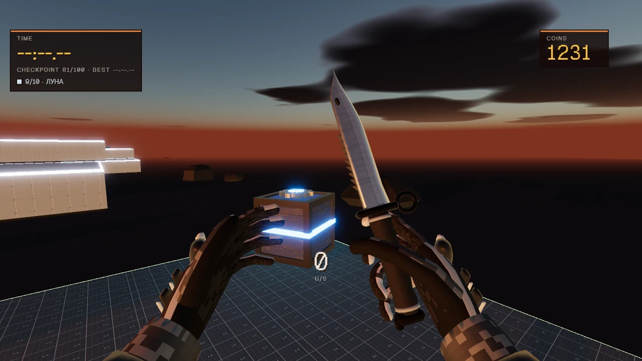 BHOP: Lava Run: a moment in the game (1 of 1)