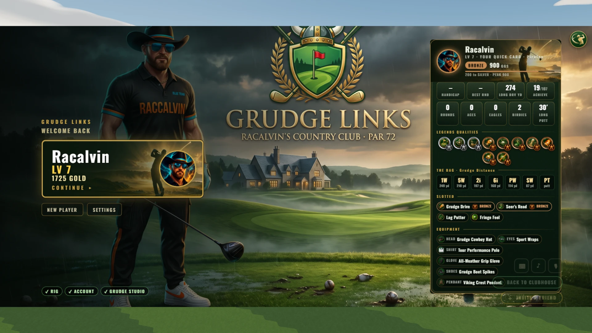 Grudge Links: a moment in the game (5 of 8)