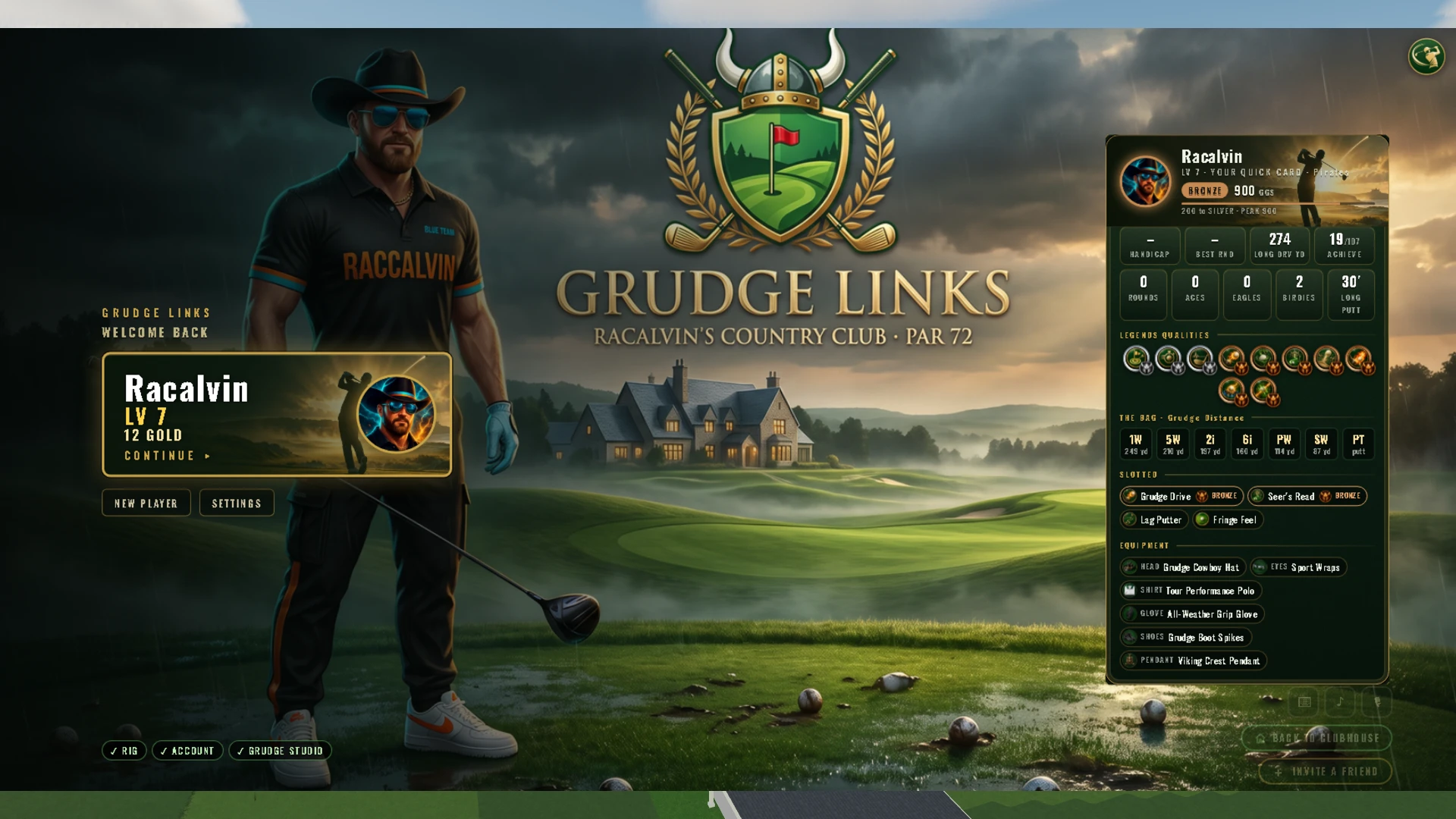 Grudge Links: a moment in the game (1 of 8)