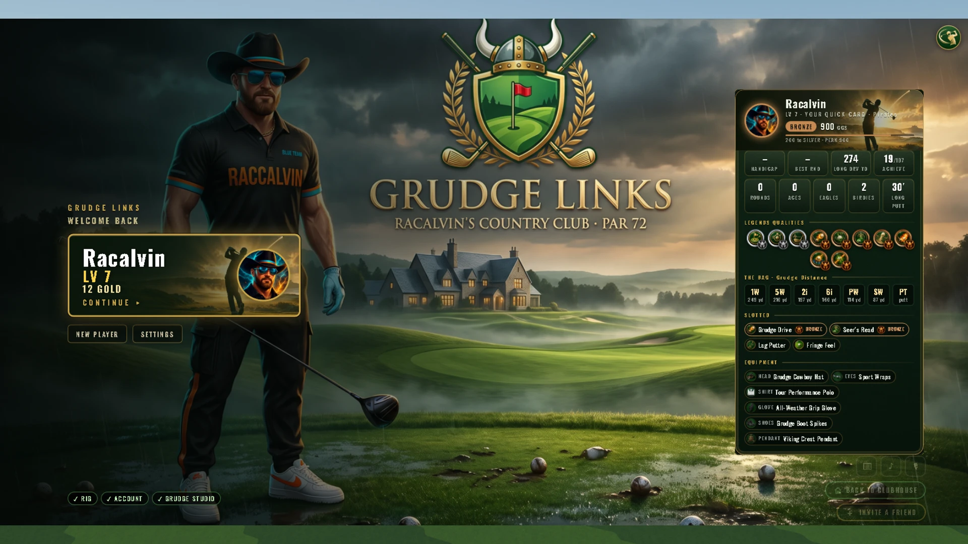 Grudge Links: a moment in the game (2 of 8)