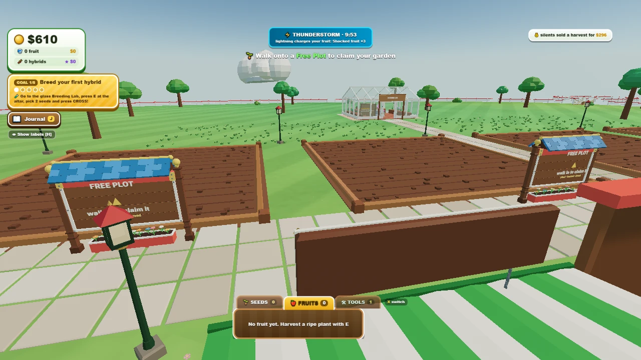Seed Splice Garden: a moment in the game (2 of 3)