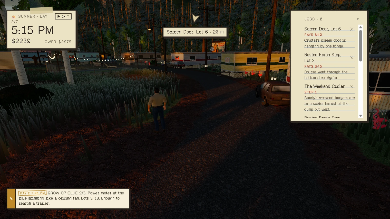 Trailer Park King: a moment in the game (1 of 3)