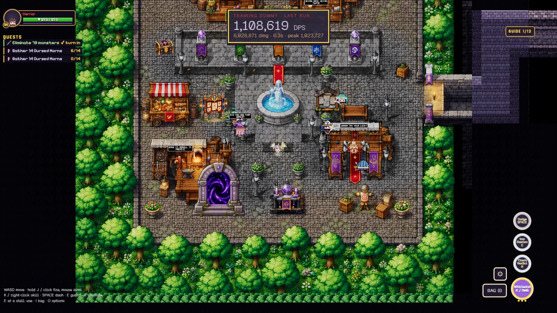Binding of My Hero Dungeon Raid: a moment in the game (1 of 1)