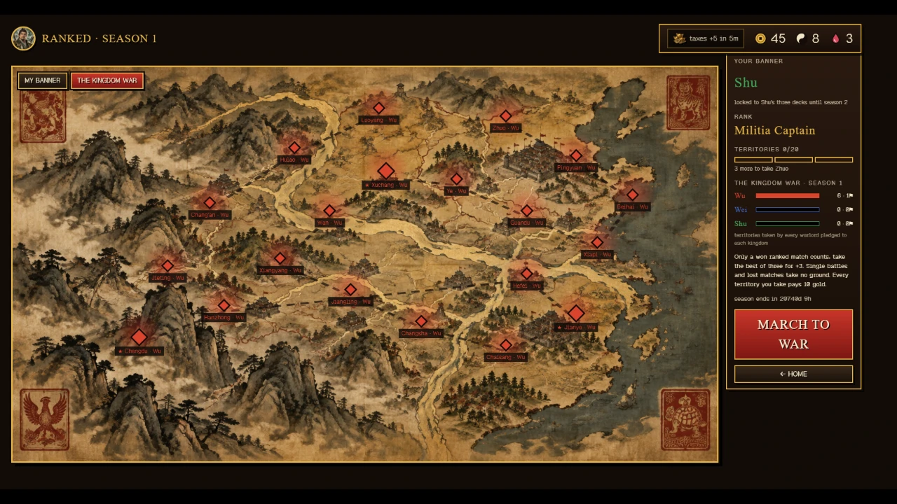 Warlords Gambit: a moment in the game (1 of 2)