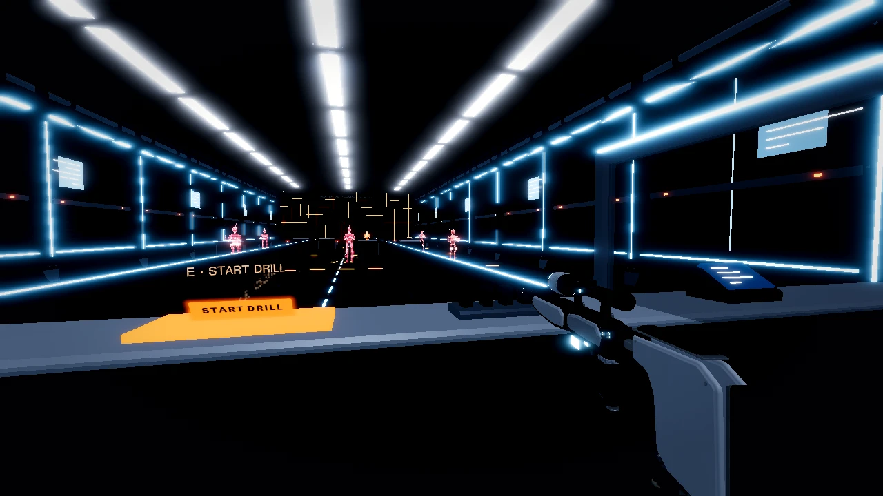Nexus Firing Range VR: a moment in the game (2 of 2)