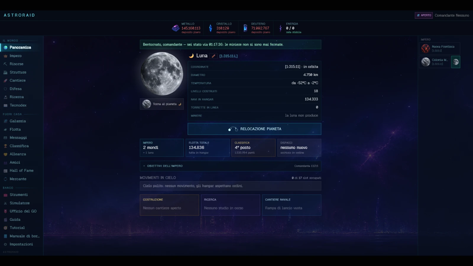 ASTRORAID: a moment in the game (4 of 7)