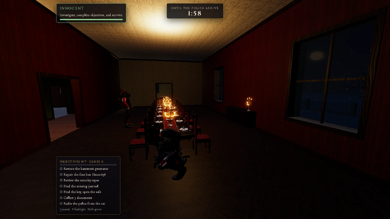 MURDER MYSTERY: LAST ONE ALIVE: a moment in the game (1 of 1)