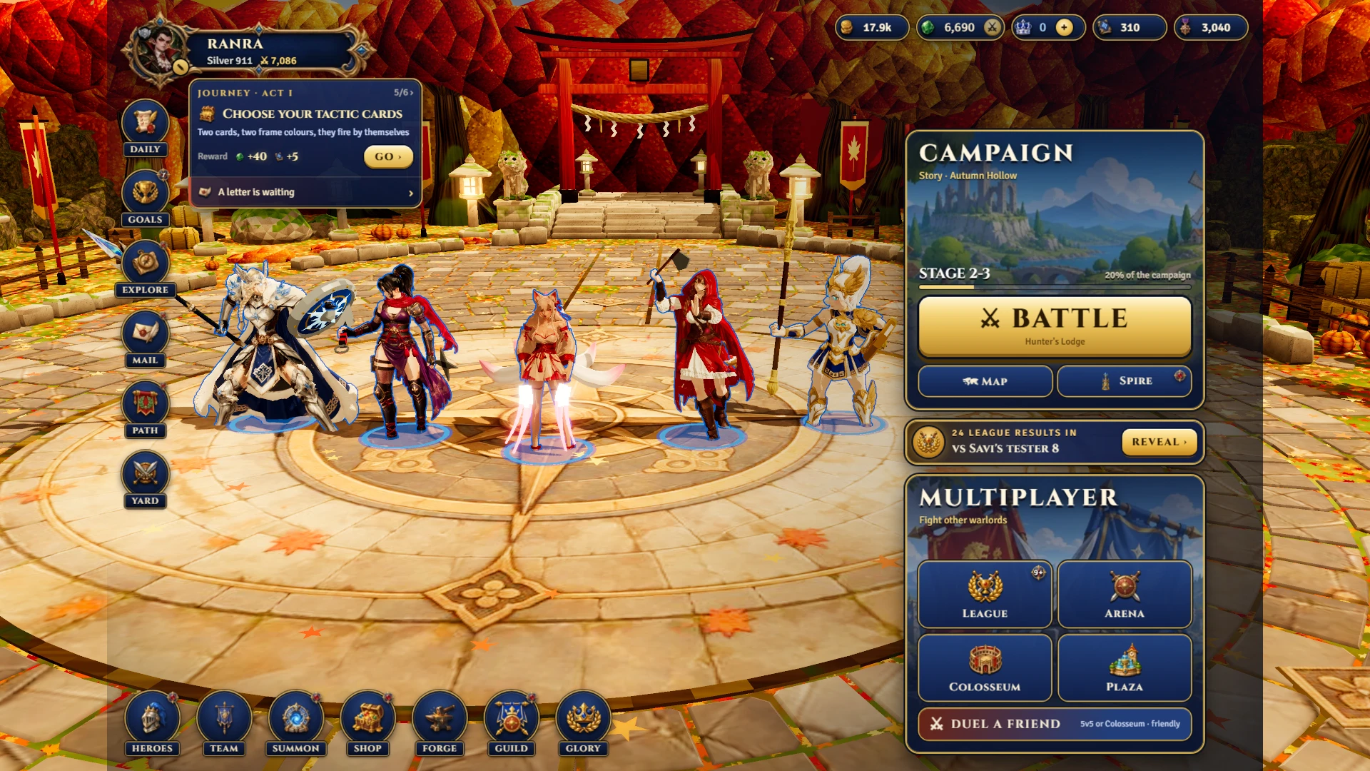 Legends Rewoven: a moment in the game (2 of 3)