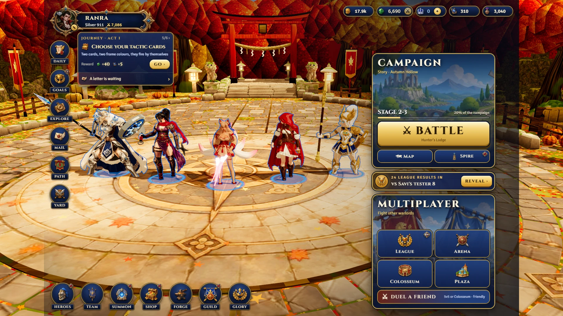 Legends Rewoven: a moment in the game (1 of 3)