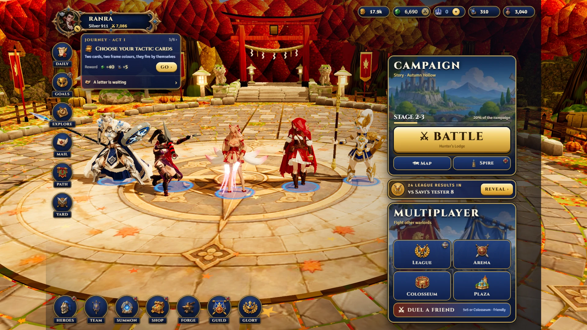 Legends Rewoven: a moment in the game (3 of 3)