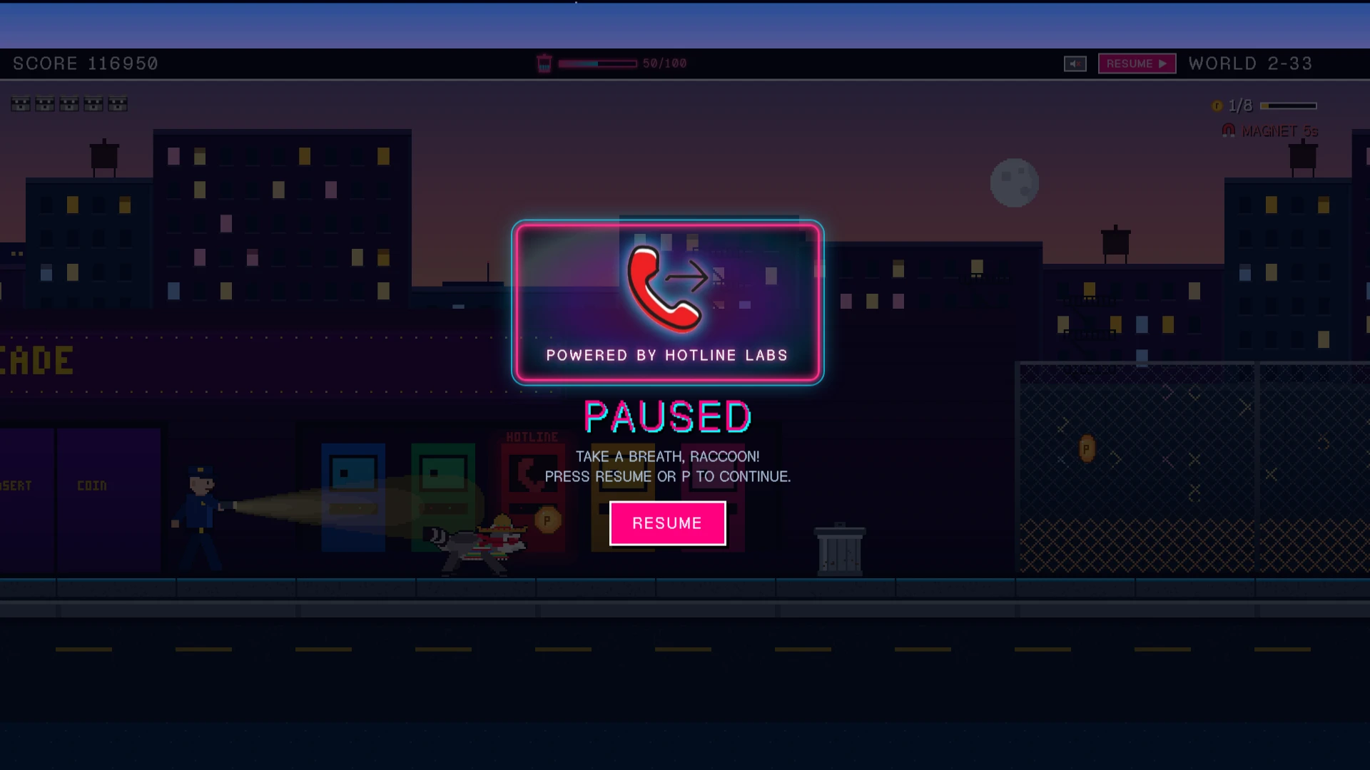 Pepper's Alleyway Escape: a moment in the game (1 of 1)