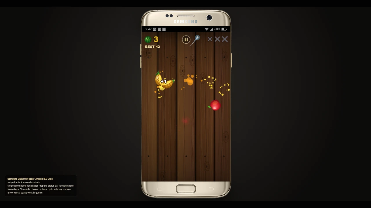 Samsung Galaxy S7 Edge Gold Simulator: a moment in the game (2 of 2)