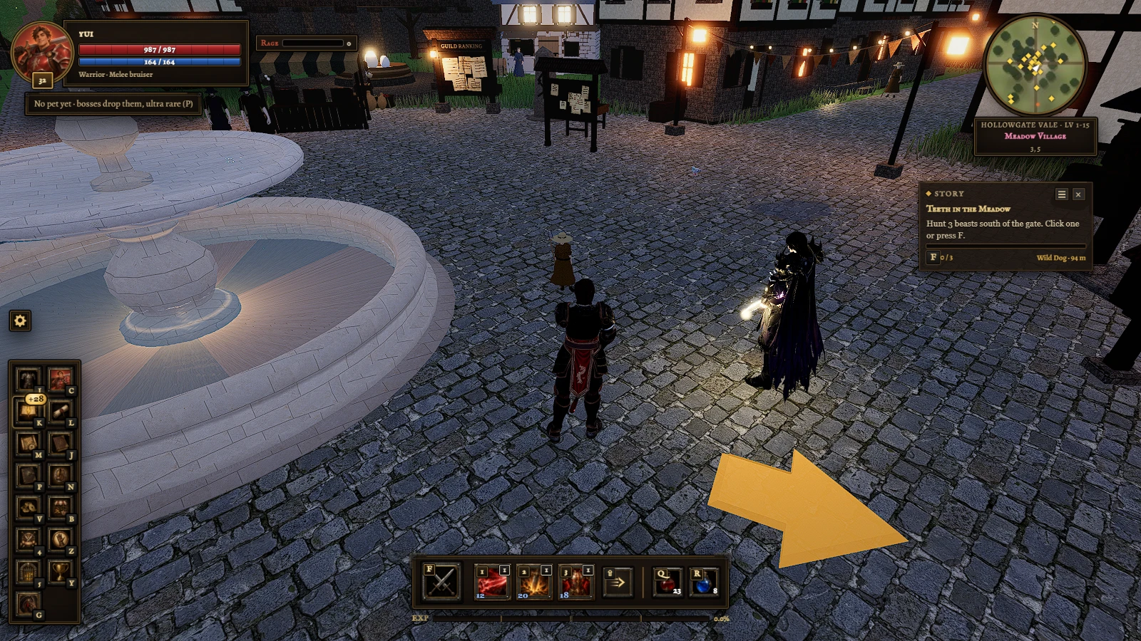 Mobin MMO: a moment in the game (1 of 1)