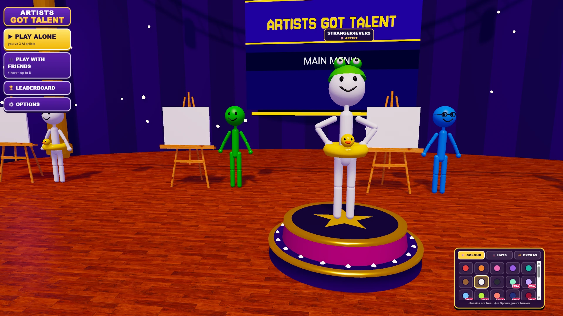 Artists Got Talent: a moment in the game (6 of 7)