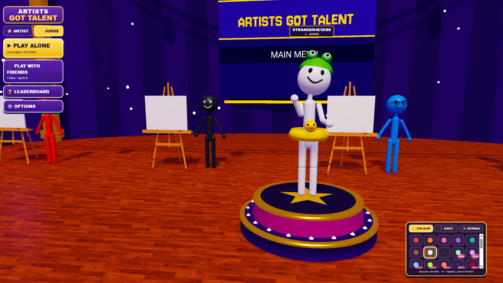 Artists Got Talent: a moment in the game (4 of 7)