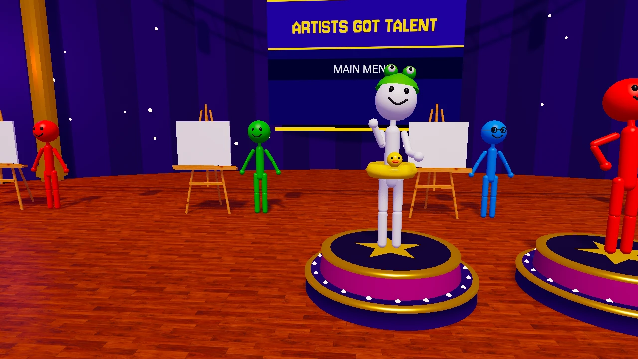 Artists Got Talent: a moment in the game (2 of 7)