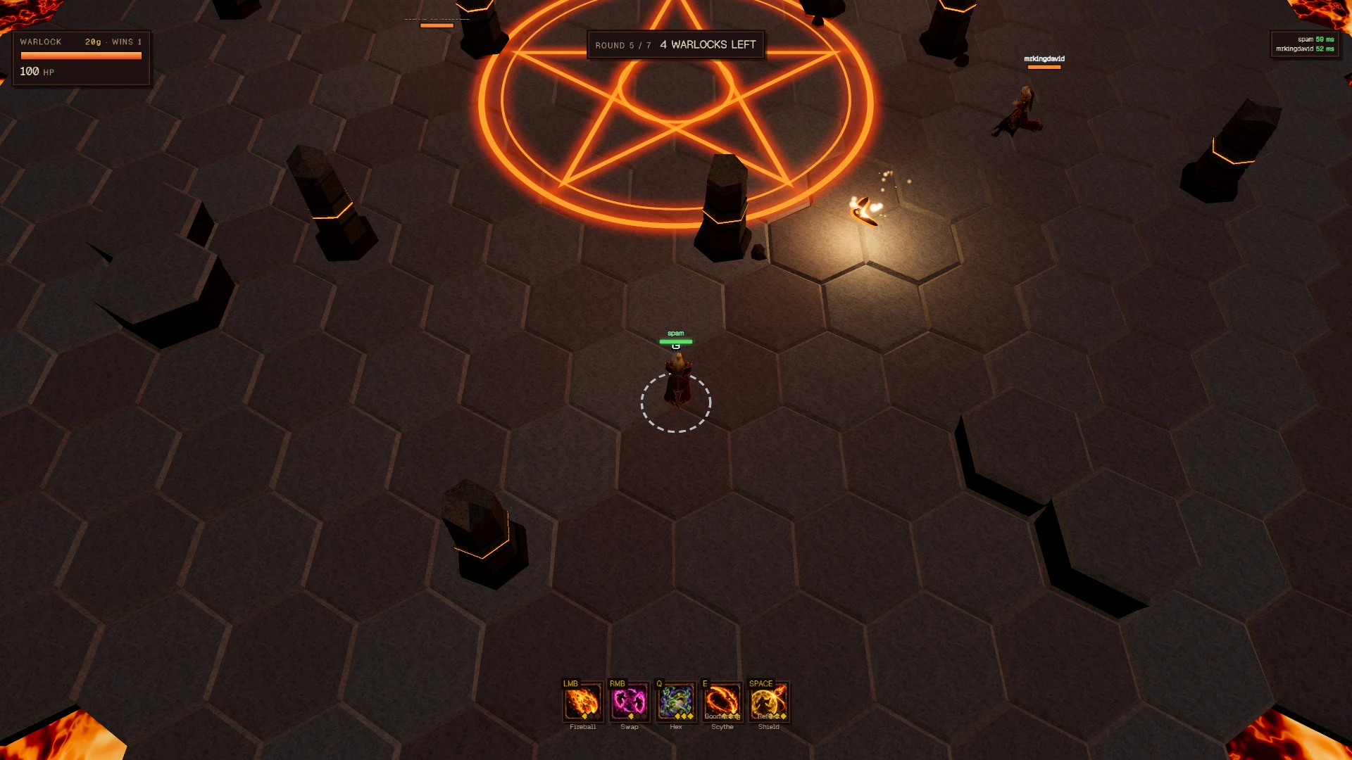 Warlock: a moment in the game (1 of 1)