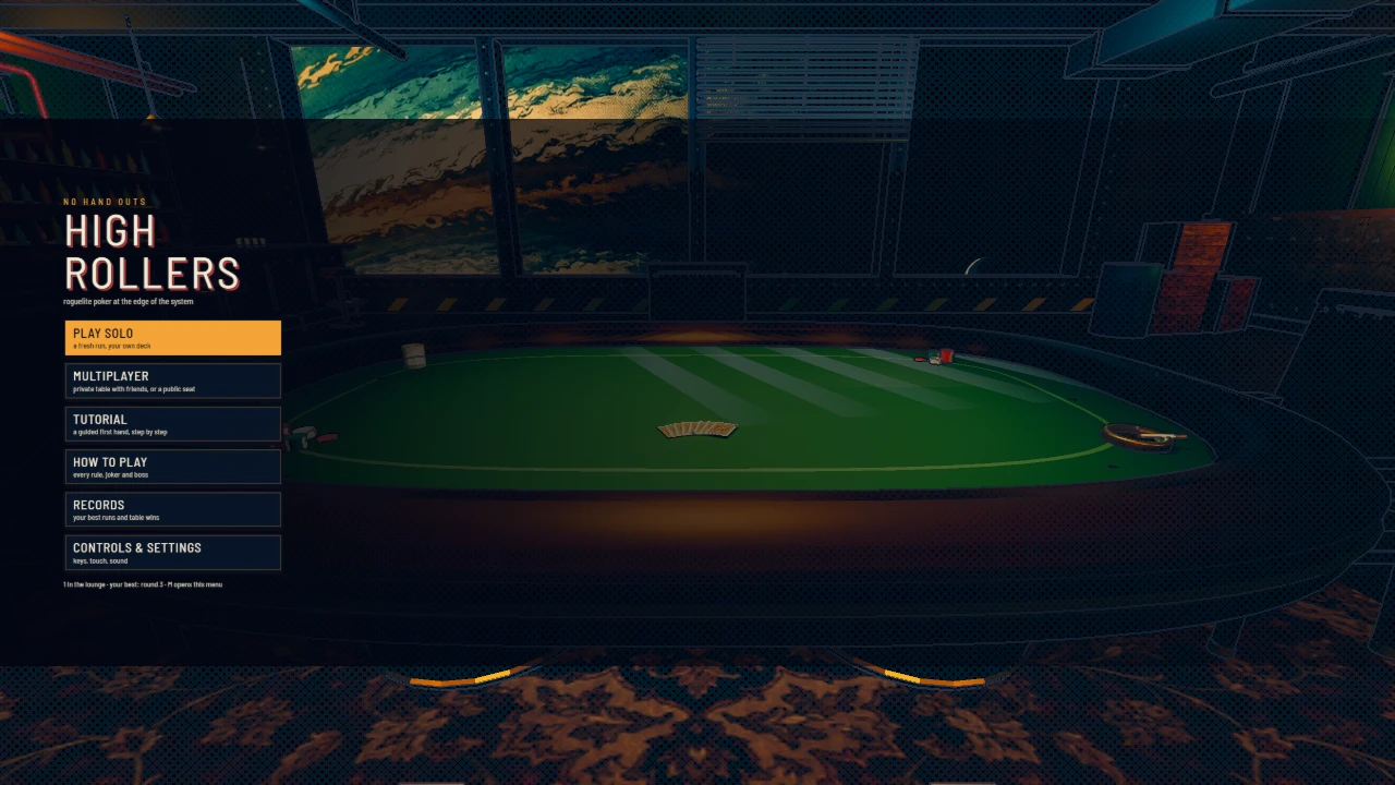 No Hand Outs: High Rollers: a moment in the game (1 of 2)