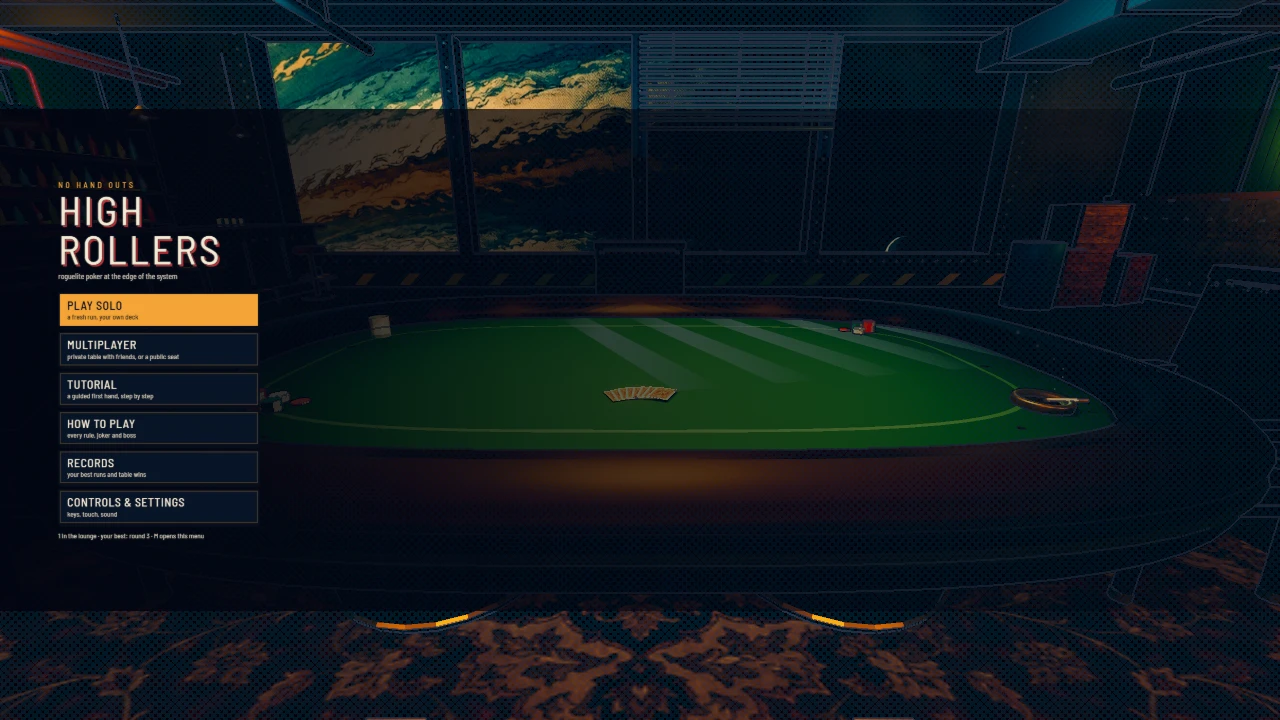 No Hand Outs: High Rollers: a moment in the game (2 of 2)
