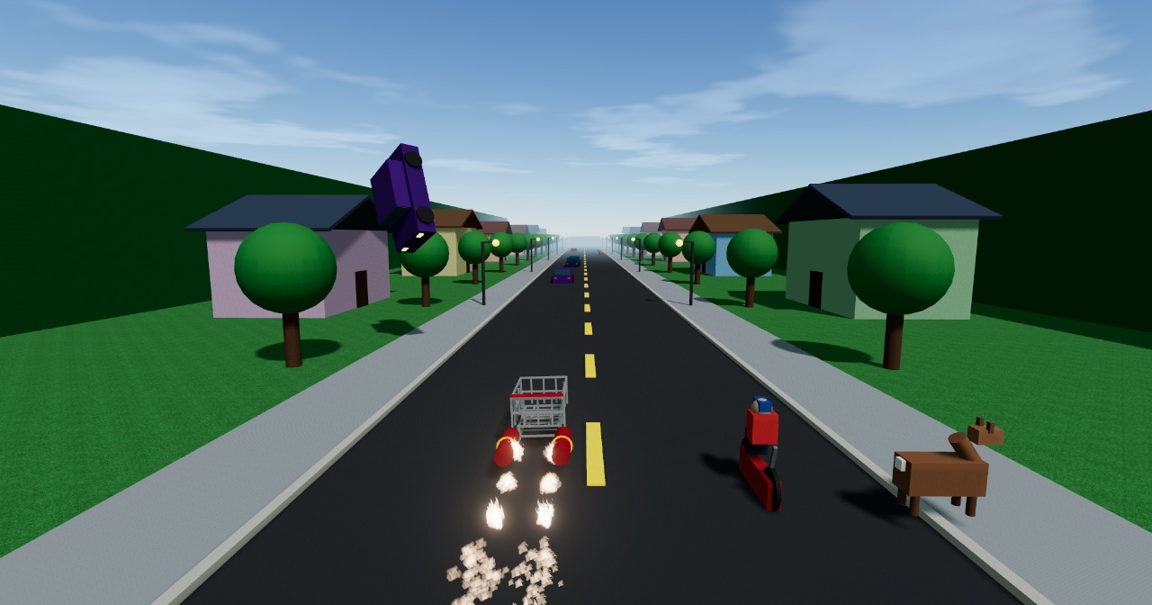 Rocket Romp: a moment in the game (1 of 7)