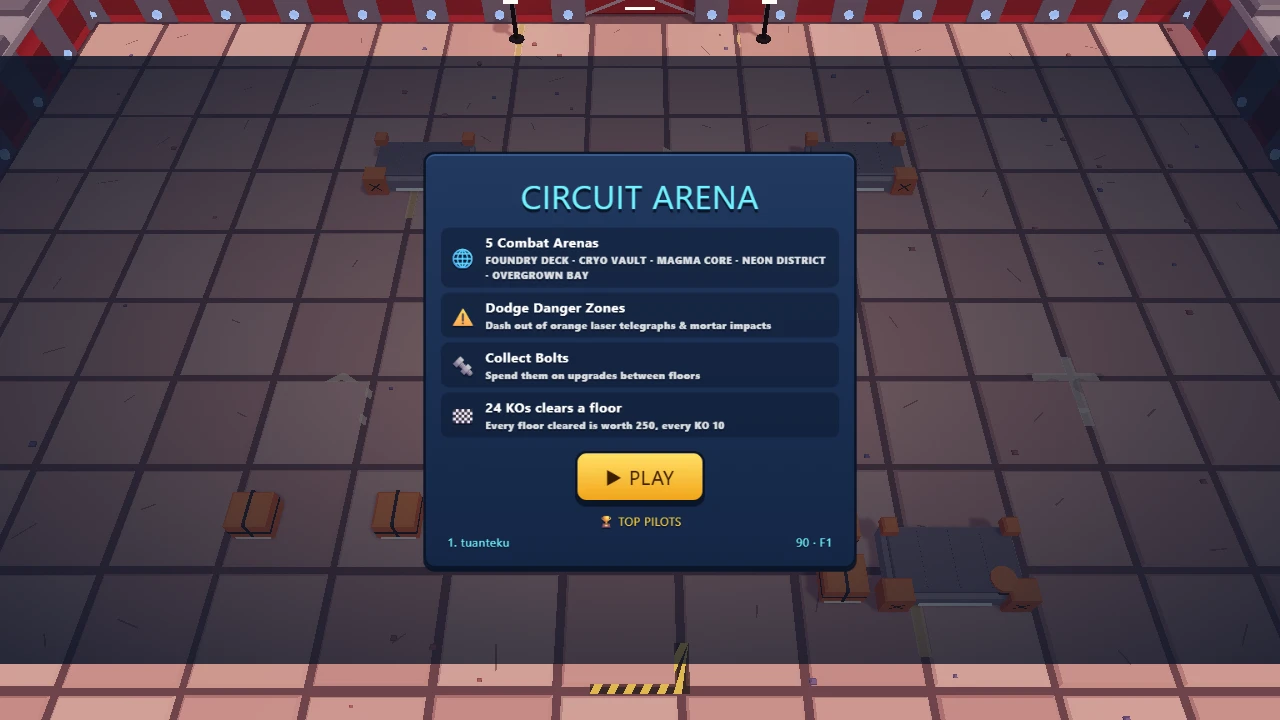 Circuit Arena: a moment in the game (1 of 3)