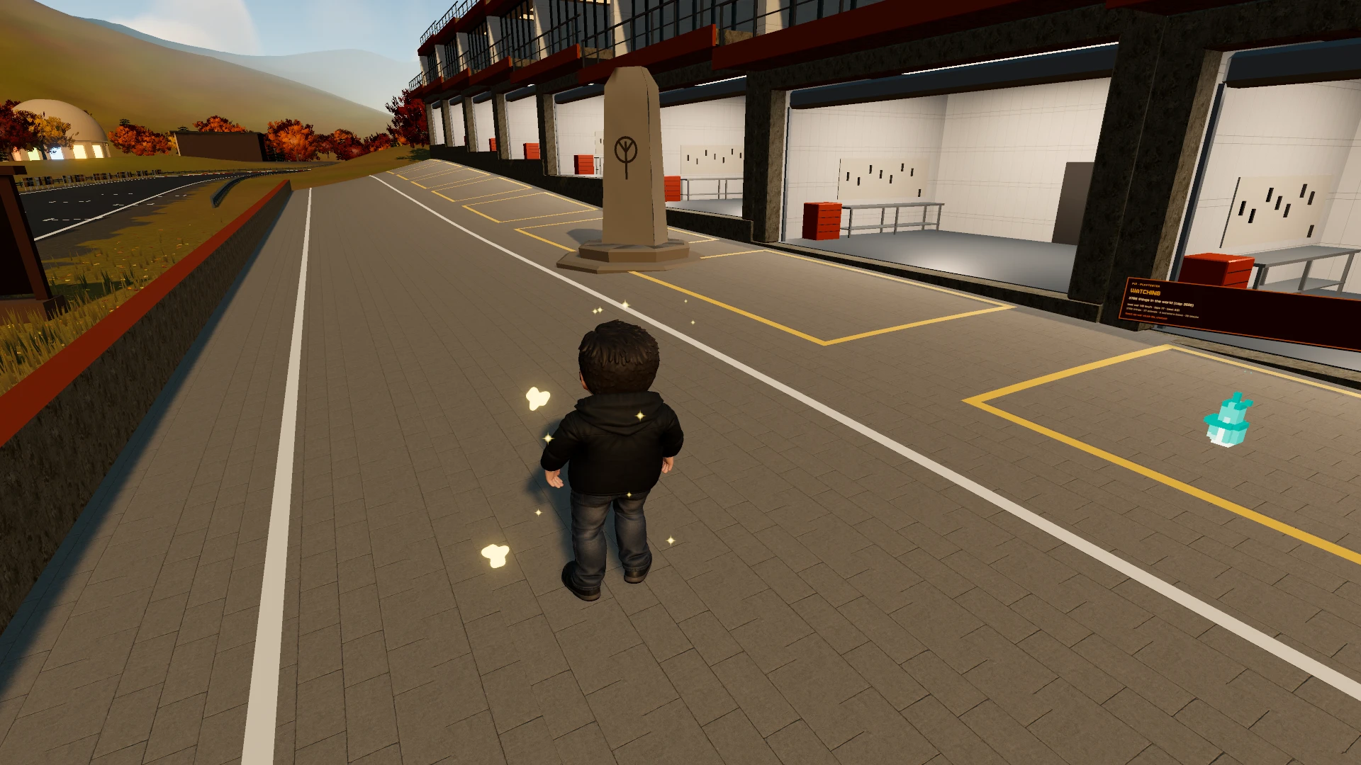 Borick's World. The game's screen over its world. Taken when the game first came out, on October 31, 2026.