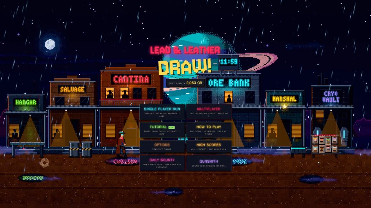 Lead & Leather: DRAW!: a moment in the game (1 of 2)