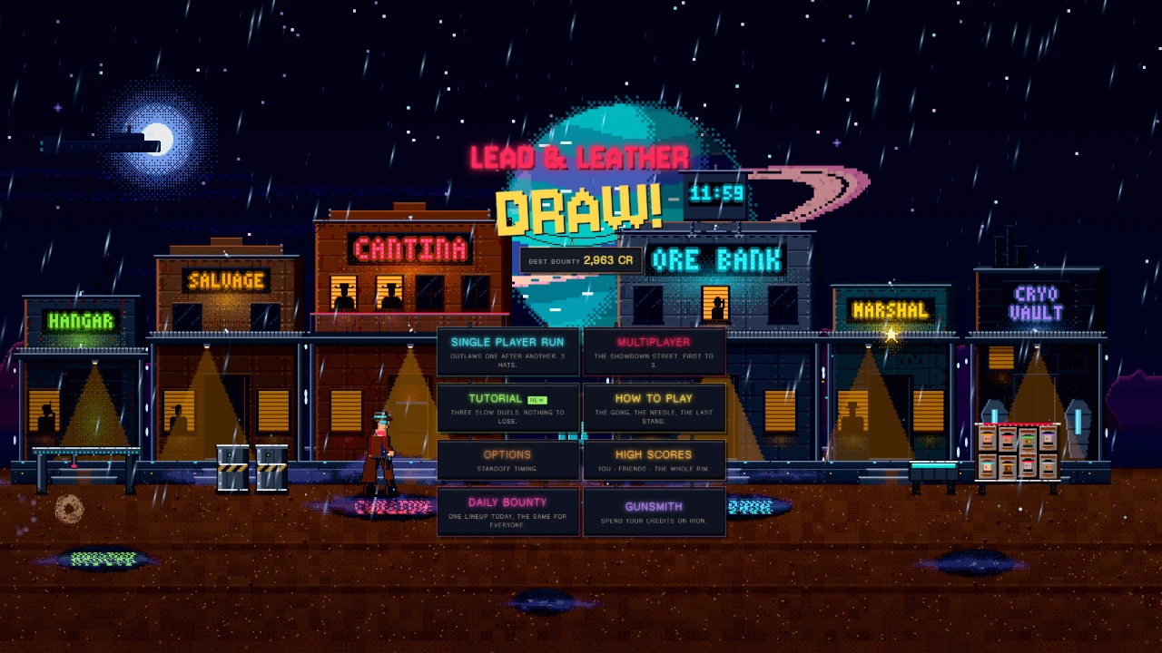 Lead & Leather: DRAW!: a moment in the game (2 of 2)