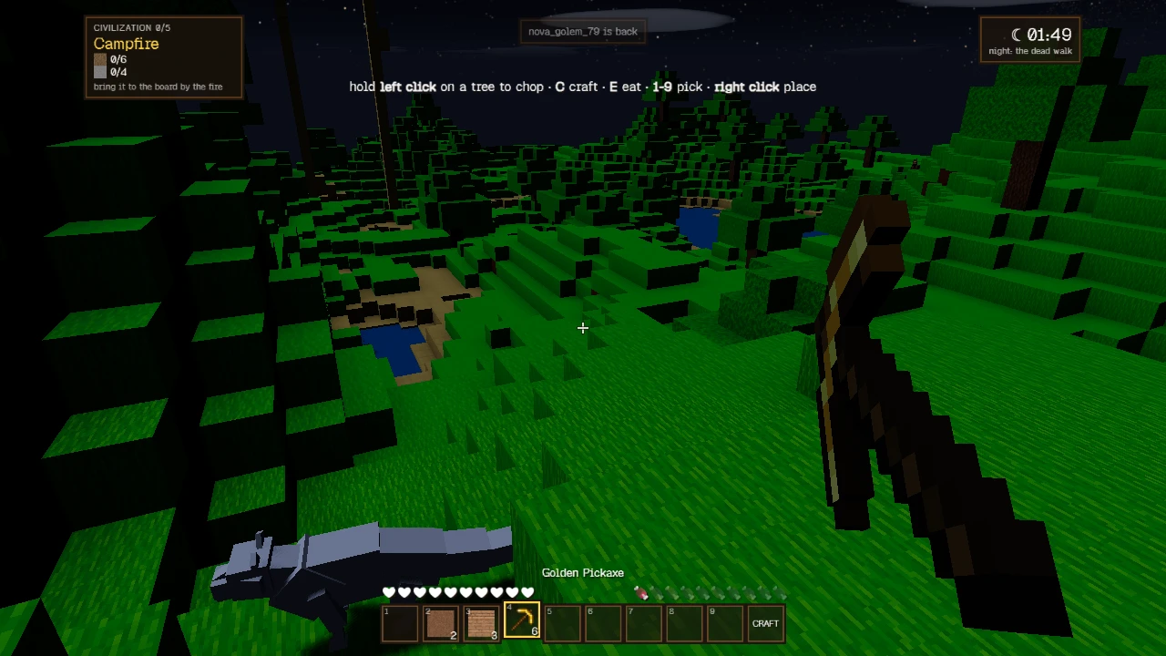 MineWorld: a moment in the game (2 of 4)
