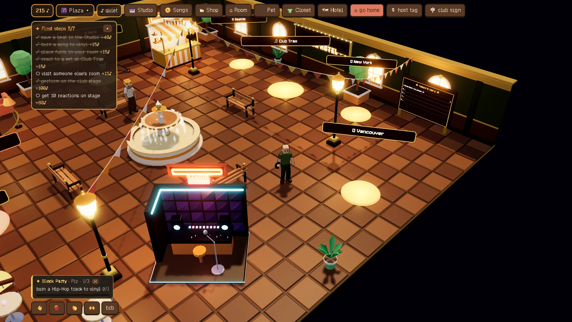 Soda Hotel: a moment in the game (3 of 6)