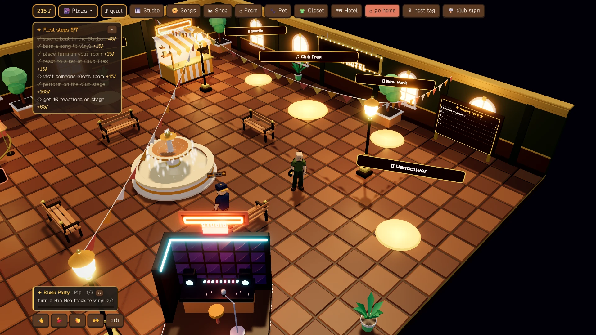 Soda Hotel: a moment in the game (4 of 6)