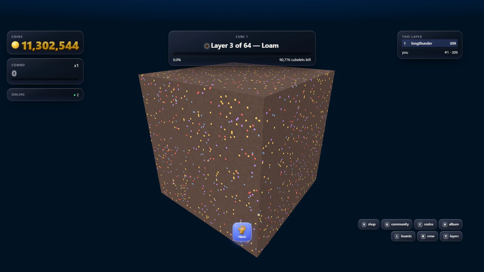 Cubemunity: a moment in the game (6 of 7)