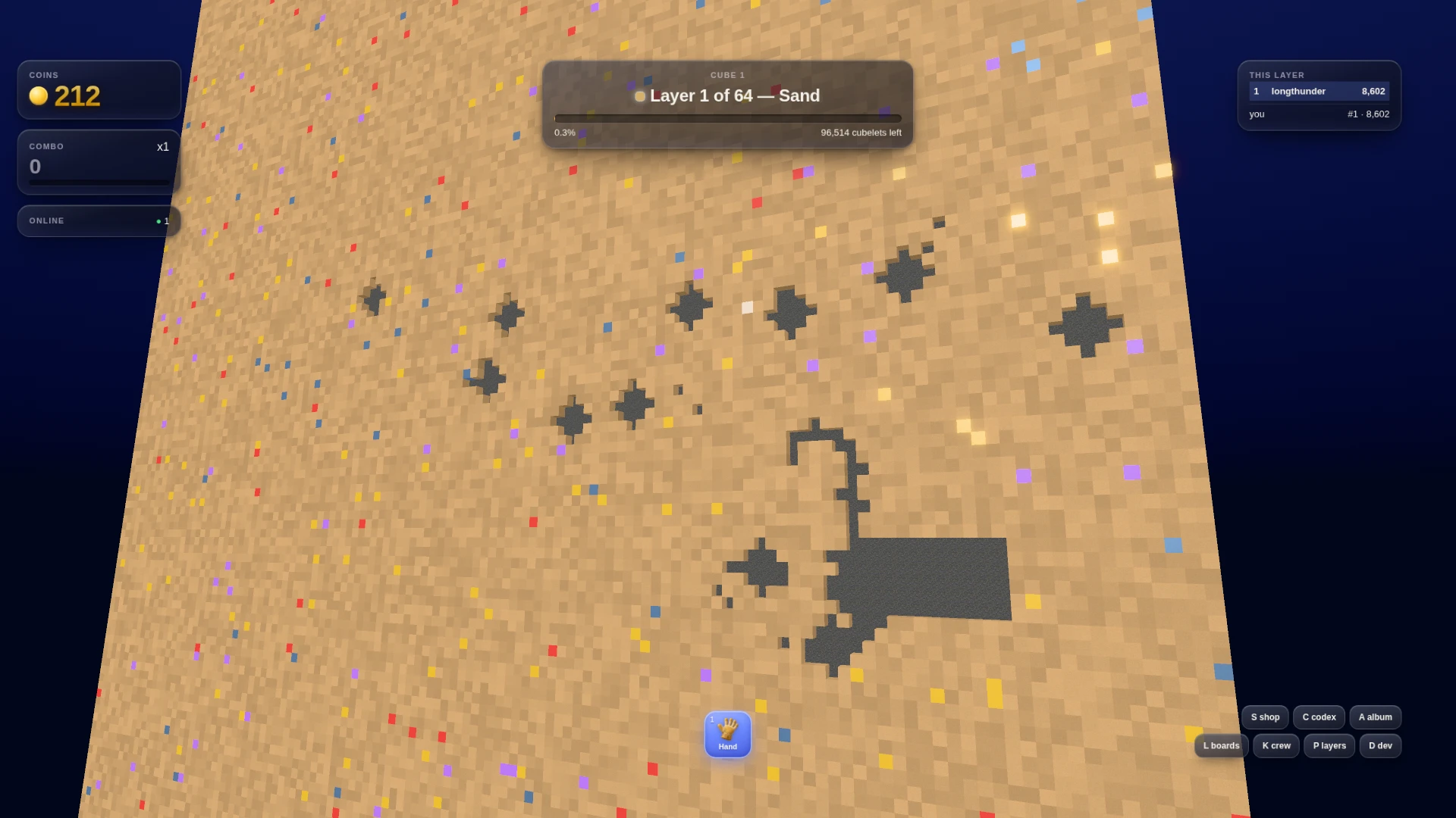 Curiosity Cube: a moment in the game (4 of 4)