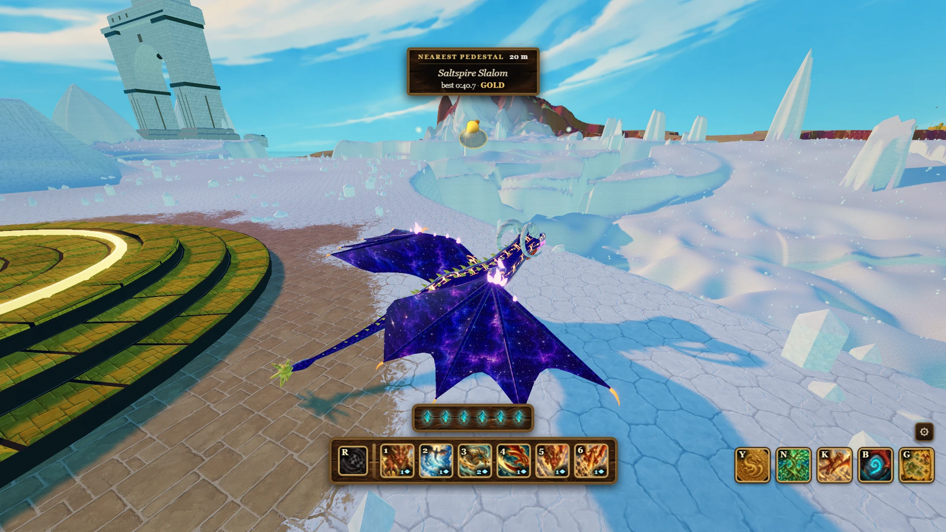 Dragon Racing: a moment in the game (1 of 9)