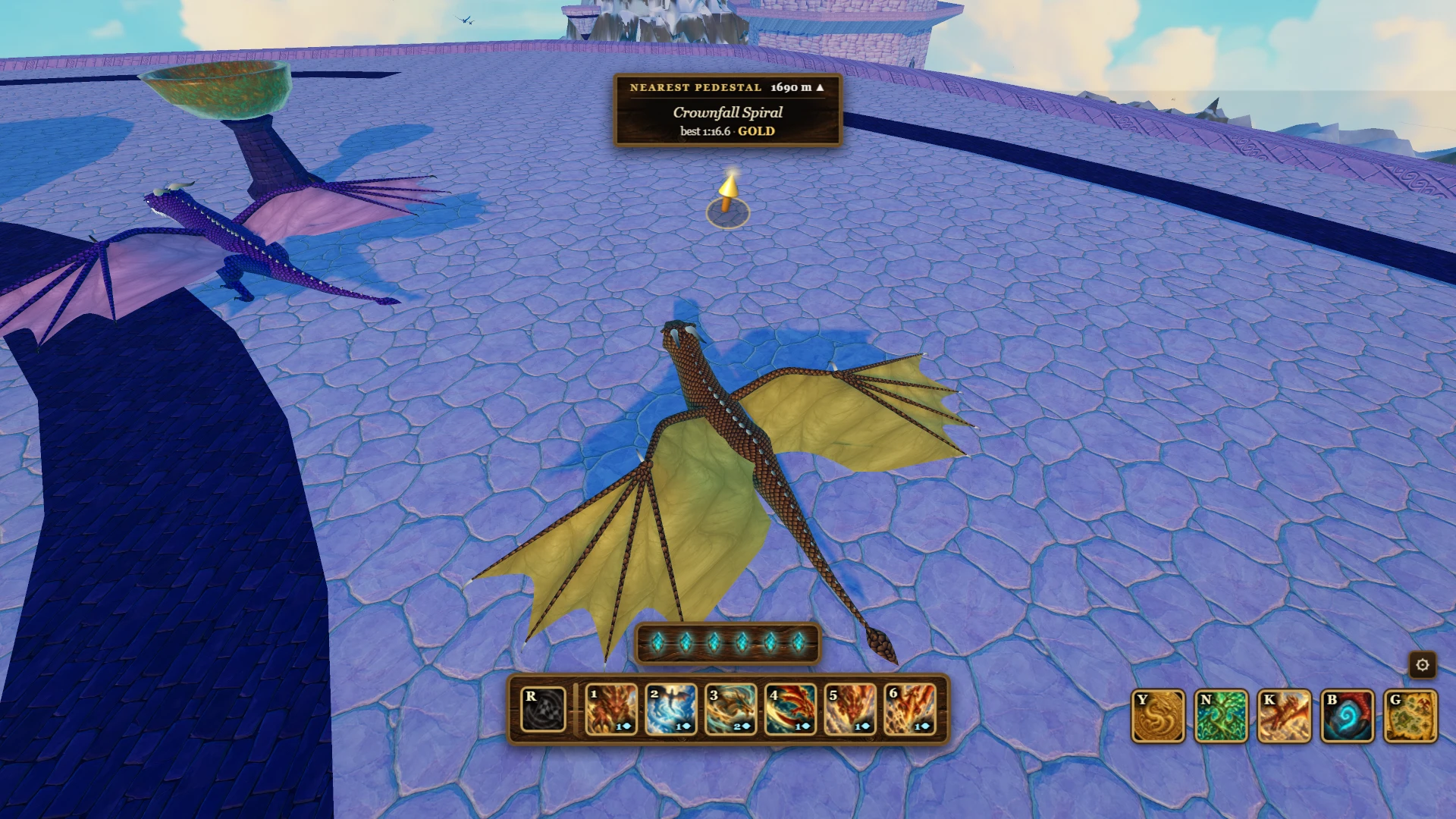 Dragon Racing: a moment in the game (4 of 9)