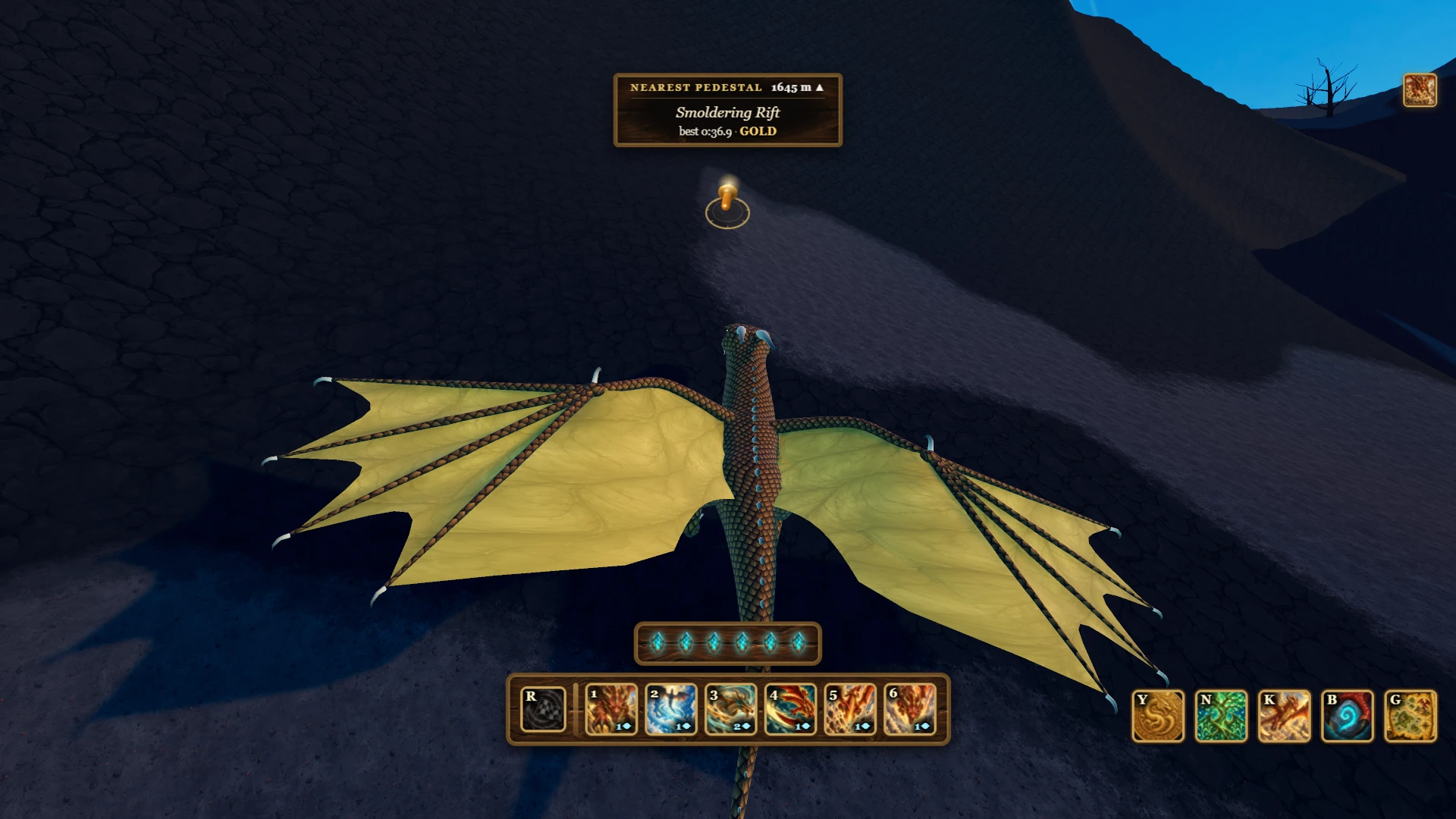 Dragon Racing: a moment in the game (8 of 9)