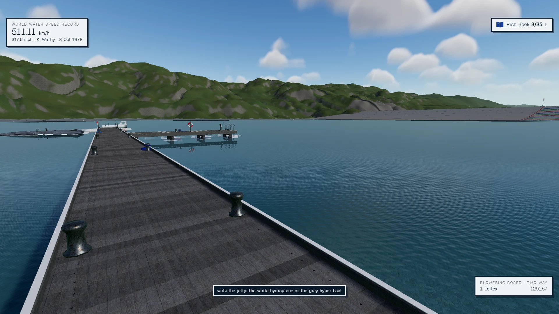 Boats, Jets, Stones, & Fishing!: a moment in the game (3 of 3)