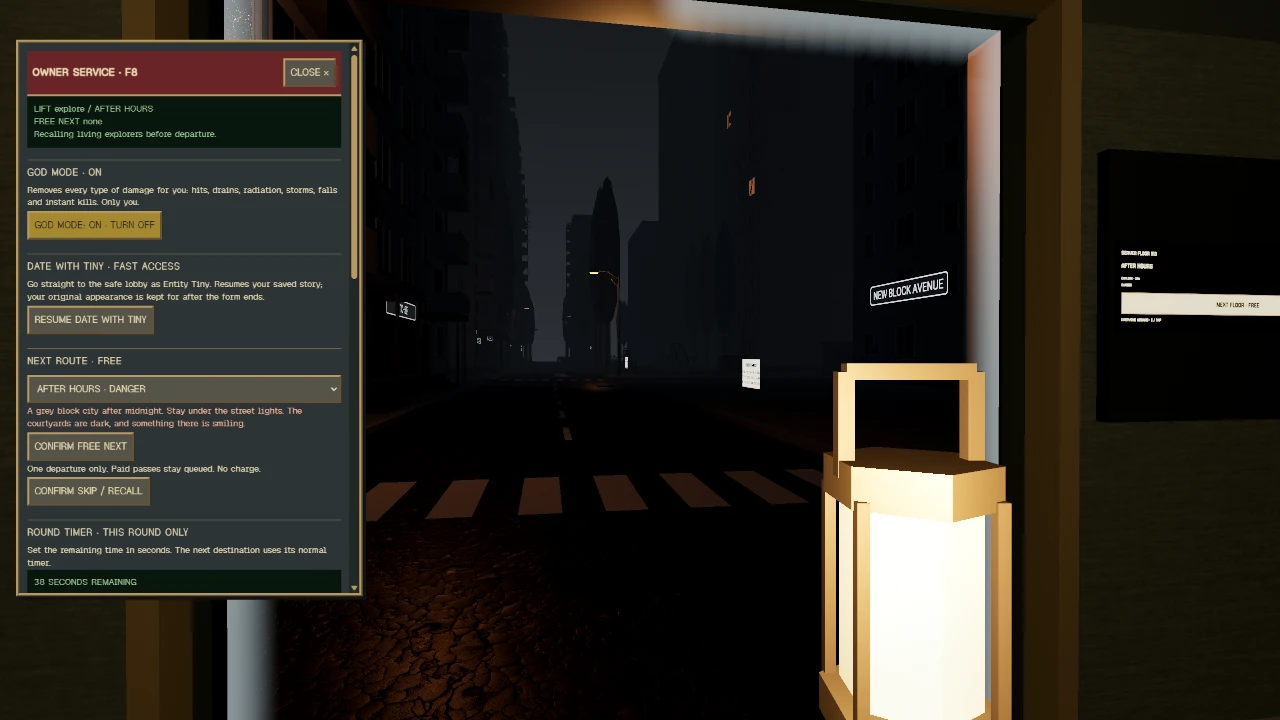 ElevatorRoom: a moment in the game (5 of 5)